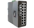 Industriell Ethernet-switch, single-mode, 80km, RJ45-portar 16, Fiberportar 2SC, 1Gbps, Lager 2 hanterat
